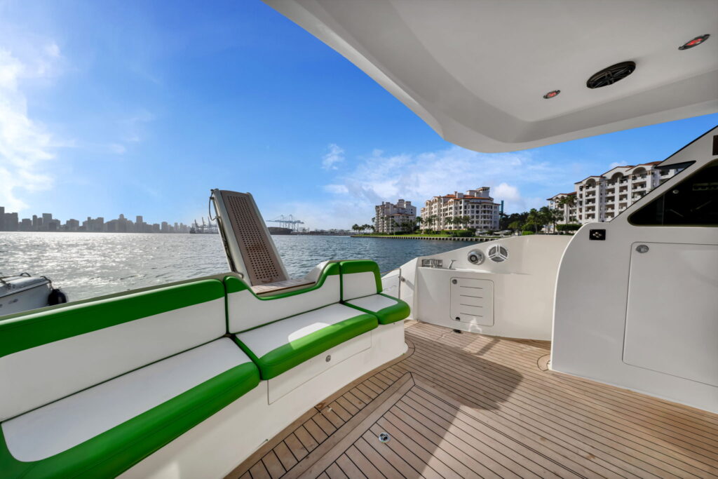 70ft Aicon Green Hulk Yacht Rental Miami 6 %Miami Yacht Rentals%